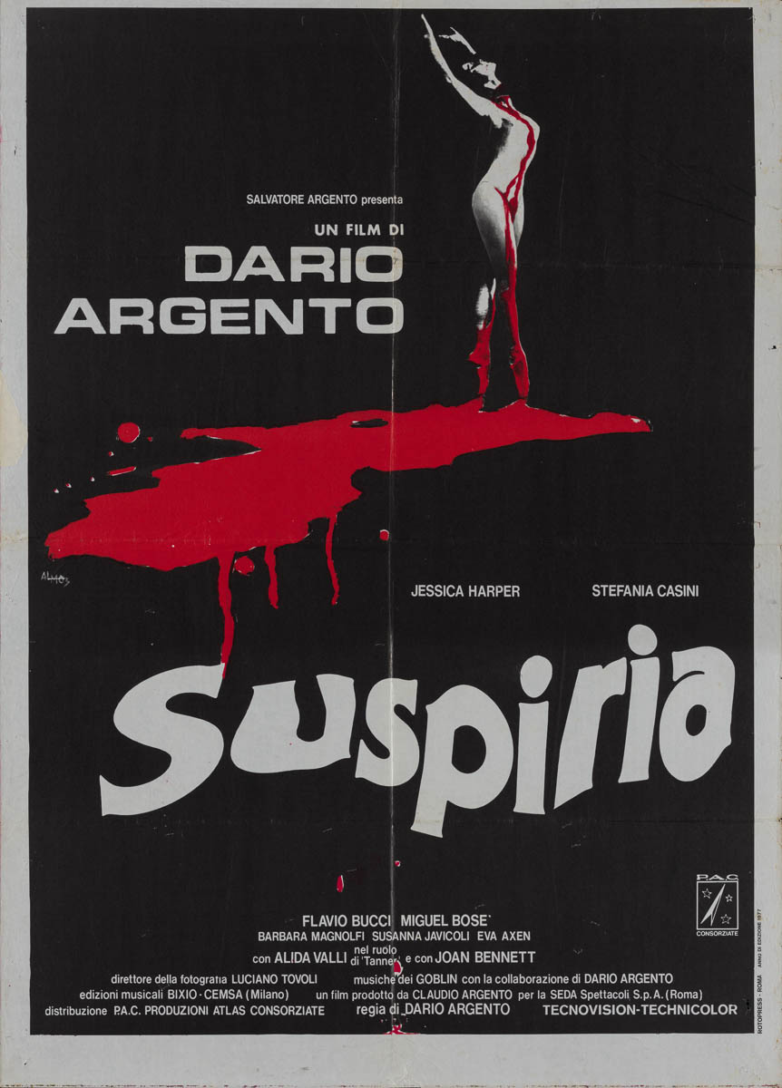 N-146 SUSPIRIA Movie 1977 Dario Argento Classic Film Fabric POSTER 20x30 24x36 
