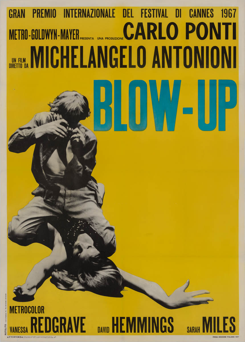 Marquee Poster | Blow-Up 1966 Italian 2-foglio